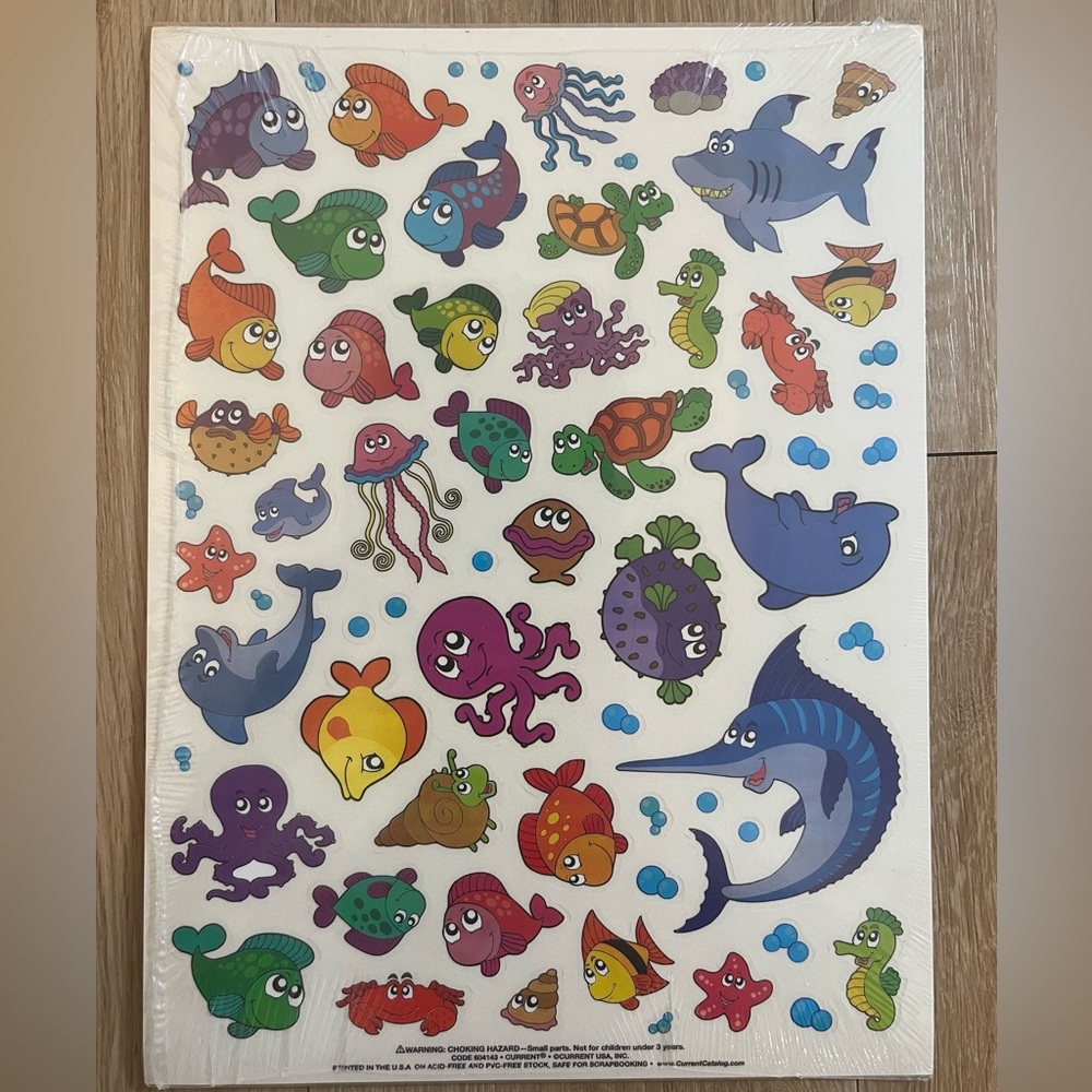 Under the Sea Scrapbooking Stickers